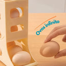Organizador de ovos com rolagem automática