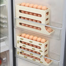 Organizador de ovos com rolagem automática
