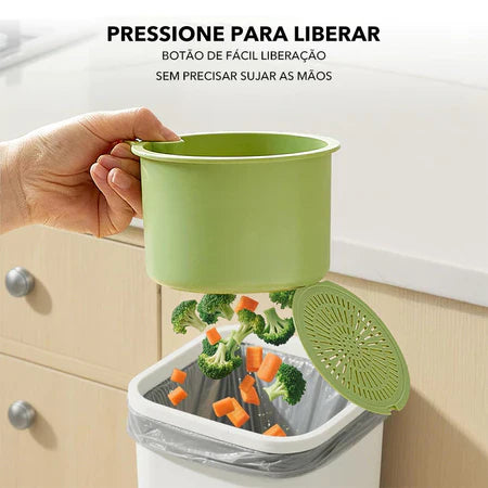 FiltroClean - Filtro De Resíduos Com Botão Ejetor Para Torneira de Cozinha - Entrega Grátis