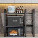 Rack ajustável para micro-ondas de bancada