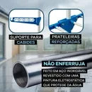 Varal dobrável reforçado com 3 andares e rodinhas