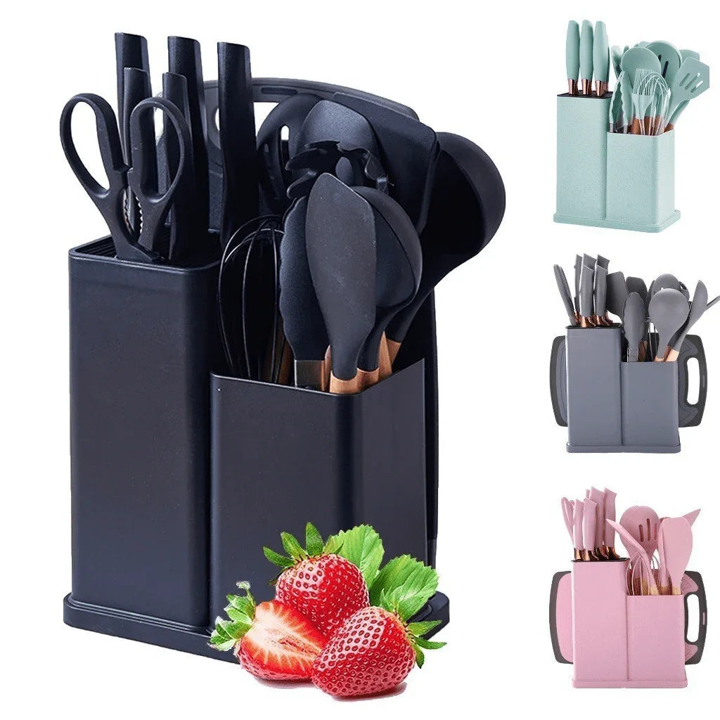 Kit Completo Jogo de Cozinha 19 Peças
