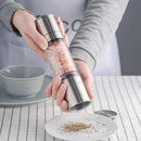 Moedor manual de pimenta e temperos em inox 2 em 1