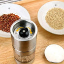 Moedor manual de pimenta e temperos em inox 2 em 1