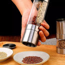Moedor manual de pimenta e temperos em inox 2 em 1