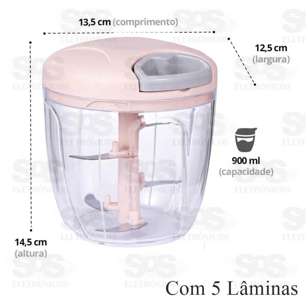 Triturador Manual Multiuso de Alimento