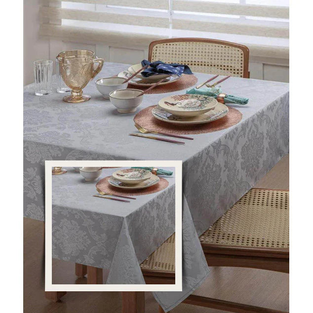 Toalha de Mesa Jacquard – Design Premium Várias Cores para Sua Cozinha - Entrega Grátis