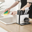 Dispenser 3 em 1 para detergente, esponja e pia