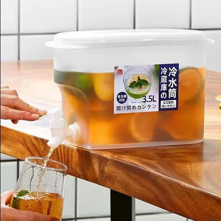 SucoFresh - Suqueira Plástica Com Tampa e Torneira Para Geladeira - Entrega Grátis