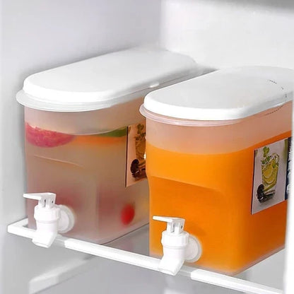 SucoFresh - Suqueira Plástica Com Tampa e Torneira Para Geladeira - Entrega Grátis