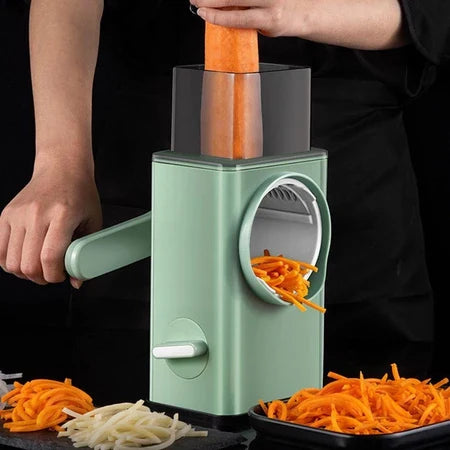 FatiaMax - Cortador de Legumes Giratório Multifuncional 3 Lâminas - Entrega Grátis