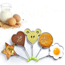 Kit com 5 forminhas para omelete, panqueca e ovos