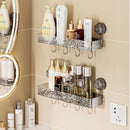 Kit com 2 organizadores com ventosas resistentes