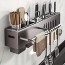 Porta-facas e utensílios de cozinha em ferro