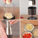 Espremedor de alho manual em inox