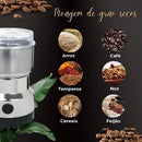 Moedor elétrico de grãos e especiarias em inox