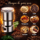 Moedor elétrico de grãos e especiarias em inox