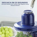 Descascador manual para alho e frutas