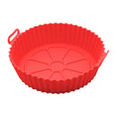 Kit com 6 formas de silicone para fritadeira Air Fryer